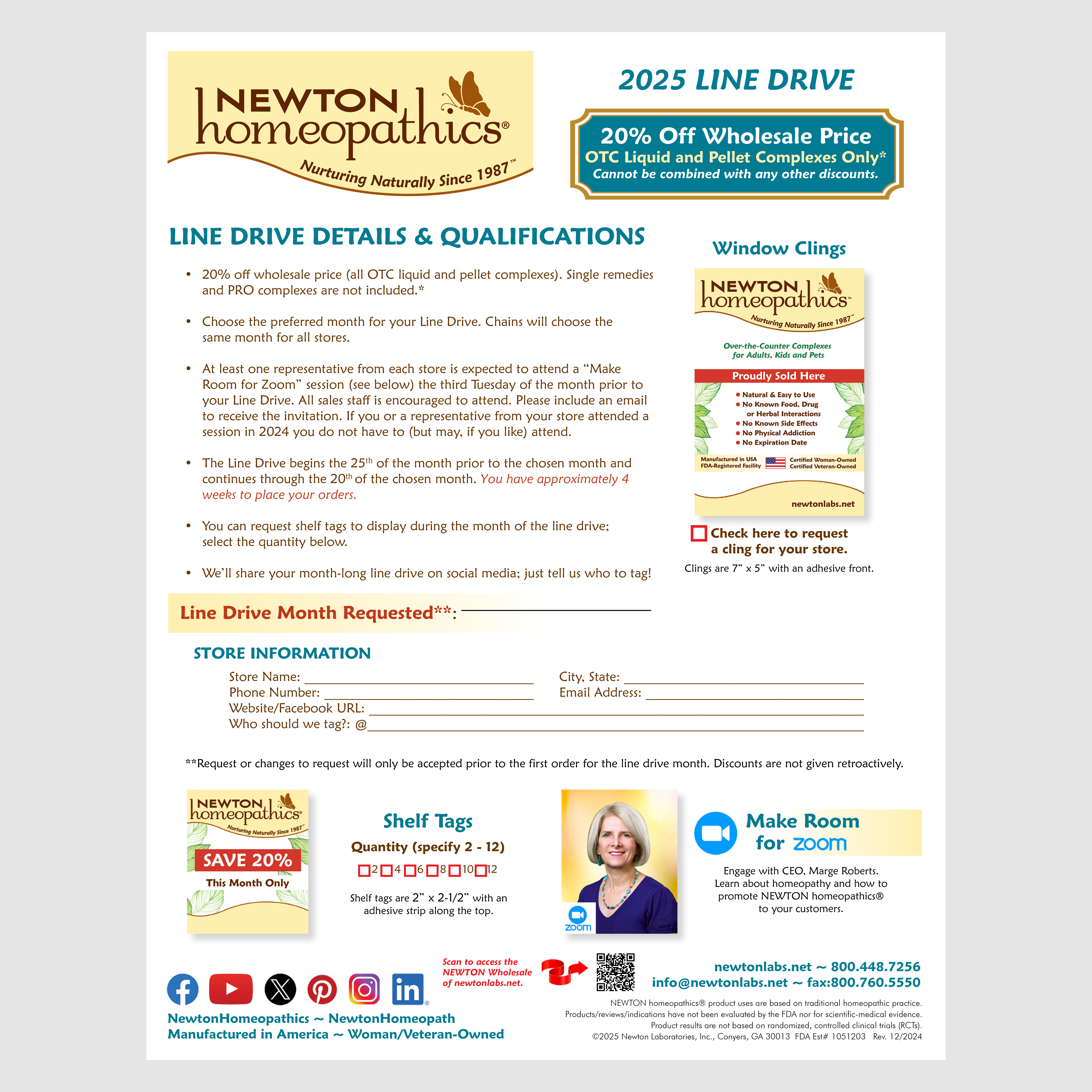 NEWTON homeopathics Line Drive Promo